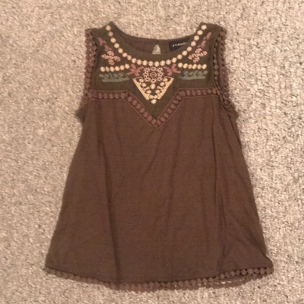 Olive green tank